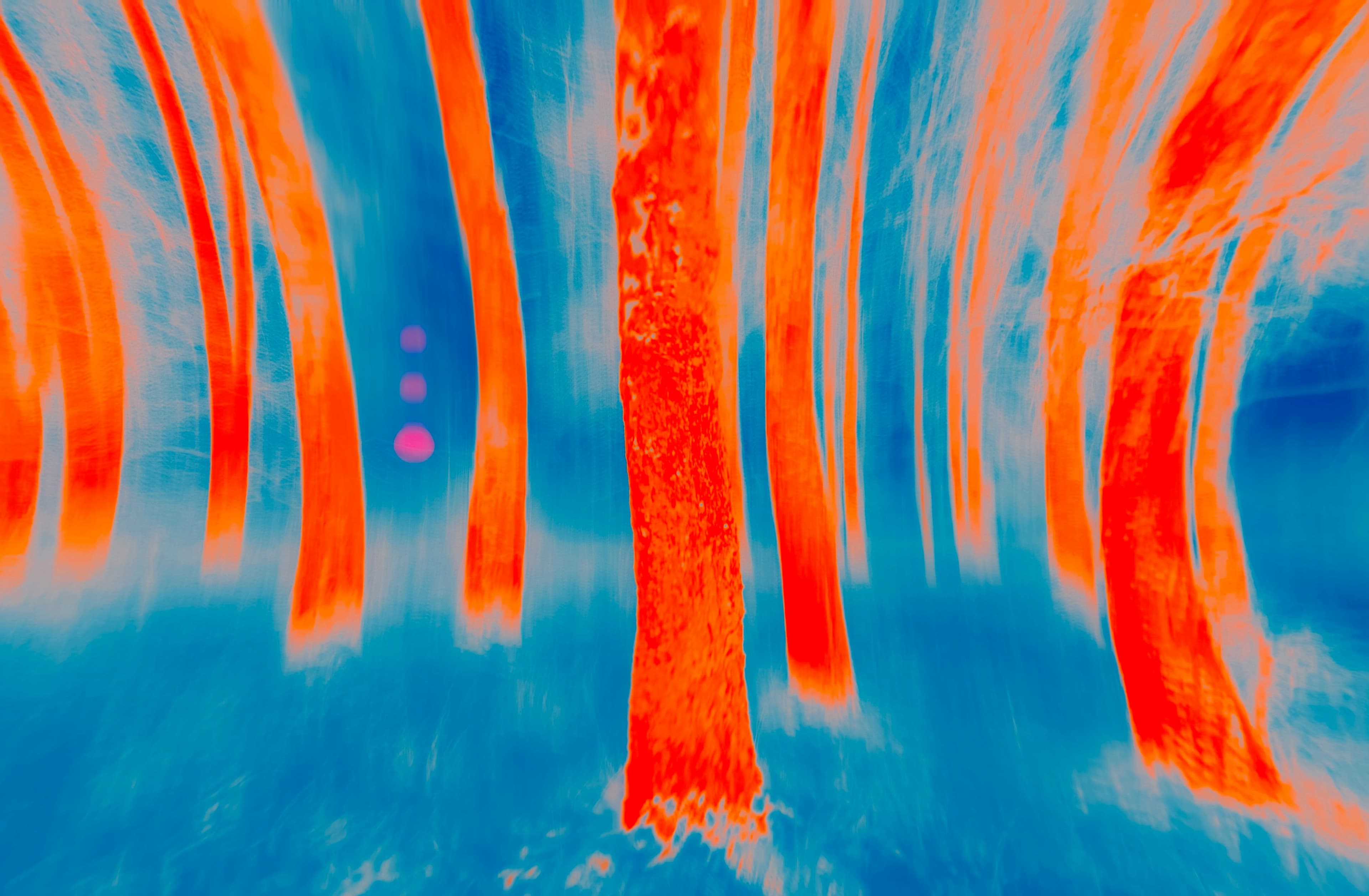 Abstract infrared trees, placeholder cover for the AI assistant